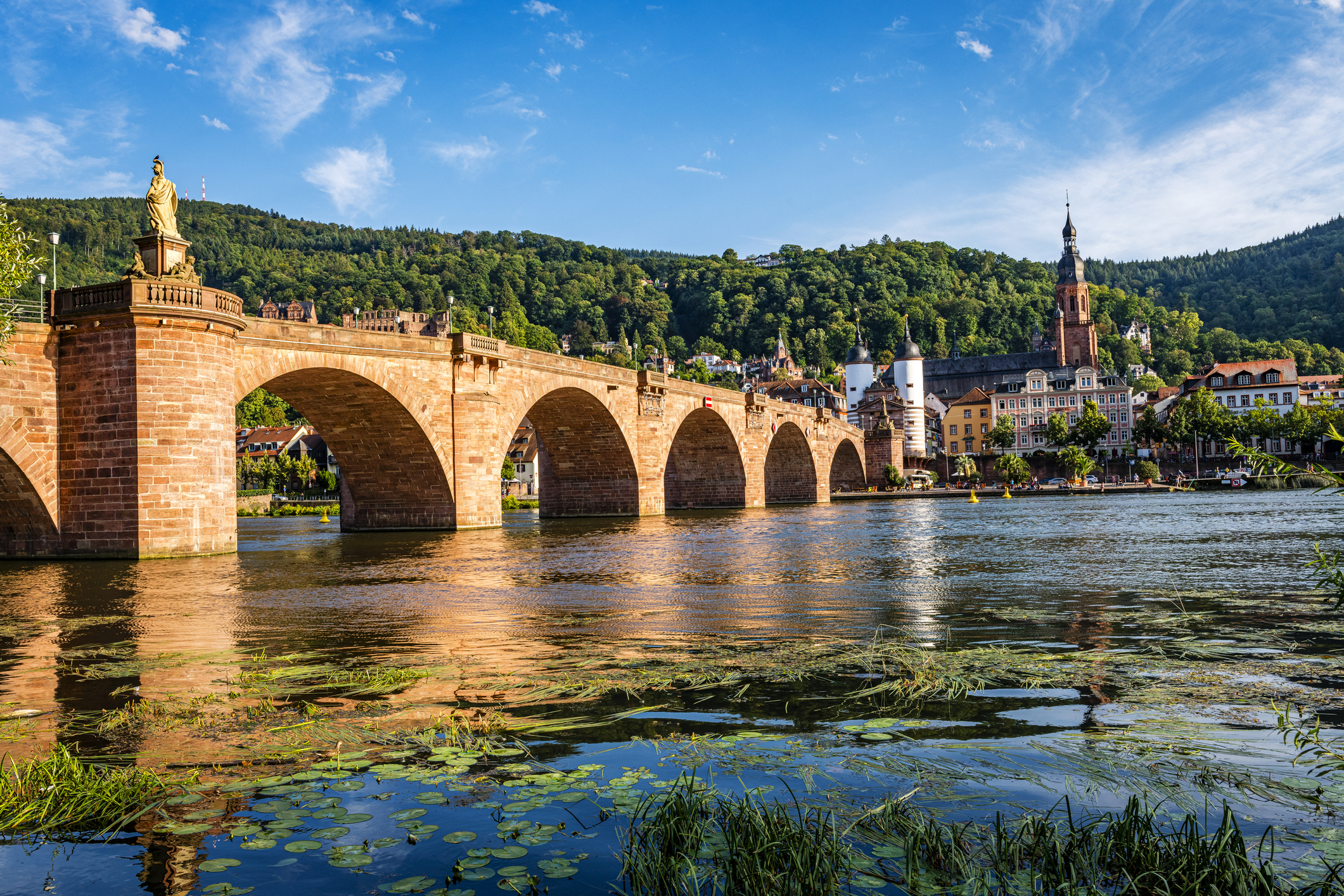 The Old Bridge over the Neckar River, Heidelberg